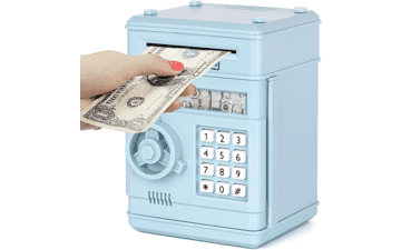 Kids Piggy Bank ATM - Electronic Coin & Cash Savings Toy