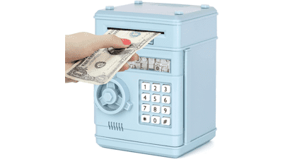 Kids Piggy Bank ATM - Electronic Coin & Cash Savings Toy