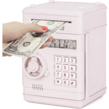 Kids Piggy Bank ATM - Electronic Coin & Cash Savings Toy