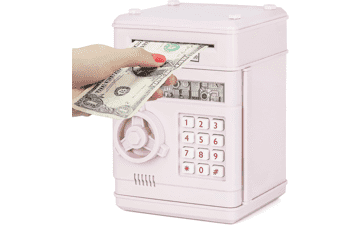 Kids Piggy Bank ATM - Electronic Coin & Cash Savings Toy