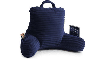 Kids Reading Pillow: Shredded Memory Foam - Navy Blue