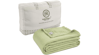 King Size Muslin Blanket - Soft, Breathable & Lightweight