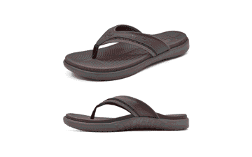 KuaiLu Men's Orthopedic Sport Flip Flops