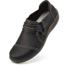 LAZYPOP Women's Leather Loafers: Comfort & Style