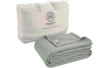 Lightweight Muslin King Blanket - Breathable Cotton Gauze - Scottish Grey