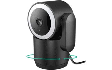 Luna 2K Security Camera: 360° Pan, Spotlight, & Auto Tracking