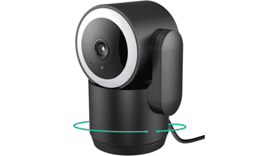 Luna 2K Security Camera: 360° Pan, Spotlight, & Auto Tracking