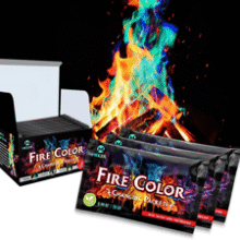 MEKER Fire Color Changing Packets - 12 Pack