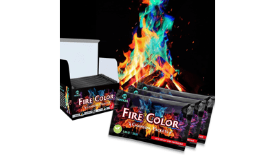 MEKER Fire Color Changing Packets - 12 Pack