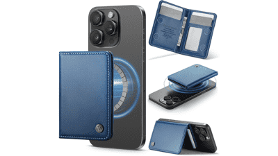 MagSafe Wallet Card Holder - RFID Blocking, Premium Leather