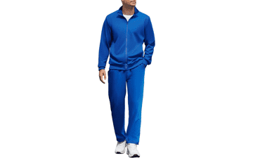 Men's 2-Piece Tracksuit: Full Zip Athletic Sweatsuit