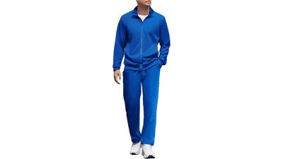 Men's 2-Piece Tracksuit: Full Zip Athletic Sweatsuit