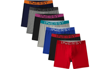 Men's Cotton Boxer Briefs 7-Pack