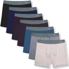 Men's Cotton Boxer Briefs 7-Pack