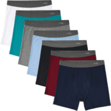 Men's Cotton Boxer Briefs 7-Pack