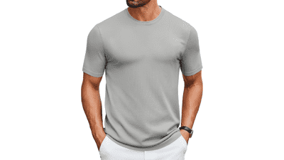 Men's Knit Crewneck T-Shirt - Summer Basic Top