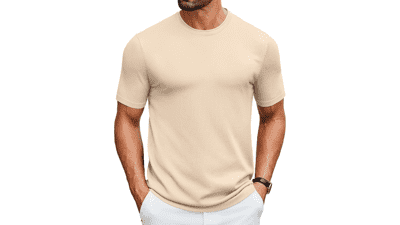 Men's Knit Crewneck Tee - Summer Style