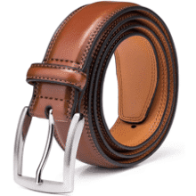 Men's Leather Belt - Classic Dress & Casual