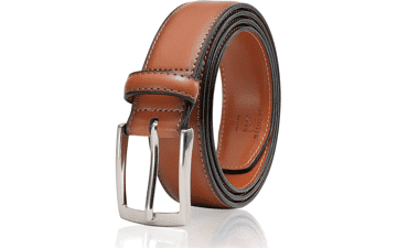 Men's Leather Belt - Genuine Cowhide, Handmade
