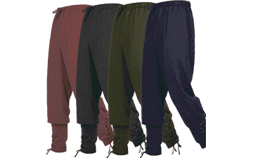 Men's Medieval Pirate Pants - Viking Costume Ready!