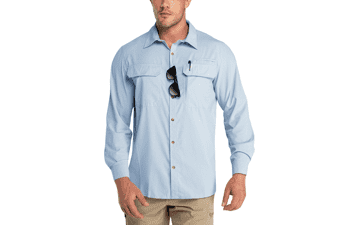 Men's UPF 50+ Sun Protection Long Sleeve Shirt