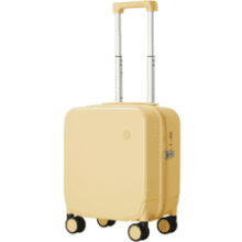 Mixi 14" Underseat Carry-on: Lightweight Spinner Suitcase - Lark Yellow