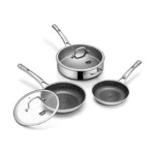 Nonstick Frying Pan Set with Lid - PFOA Free