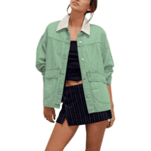 Oversized Denim Jacket for Women
