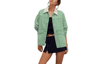 Oversized Denim Jacket for Women