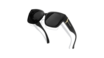 Oversized Fit Over Polarized Sunglasses - UV400 Protection