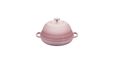 Pink 6-Quart Enameled Cast Iron Dutch Oven