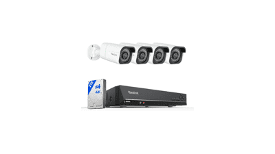 Reolink 4K PoE Security Camera System: 8MP, 2TB HDD