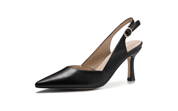 Rilista Women's Kitten Heels Slingback Pumps