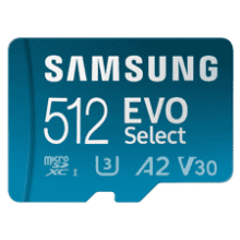 Samsung 512GB EVO Select MicroSD Card for Nintendo Switch & Android