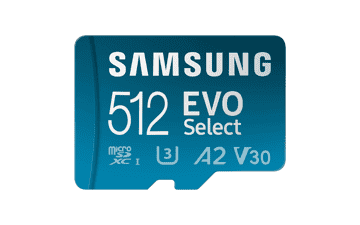 Samsung 512GB EVO Select MicroSD Card for Nintendo Switch & Android