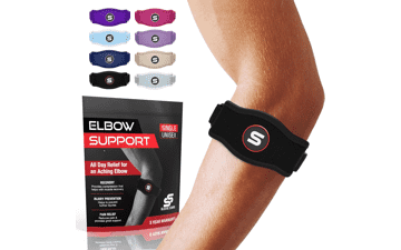 Tennis Elbow Brace - Tendonitis Relief - Adjustable Support