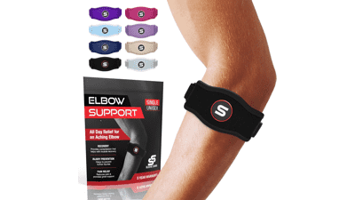 Tennis Elbow Brace - Tendonitis Relief - Adjustable Support