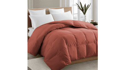 Terracotta King Comforter: All Season Luxury