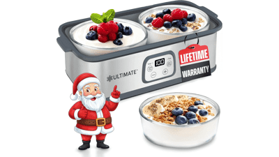 Ultimate Probiotic Yogurt Maker - Adjustable Time & Temp Control
