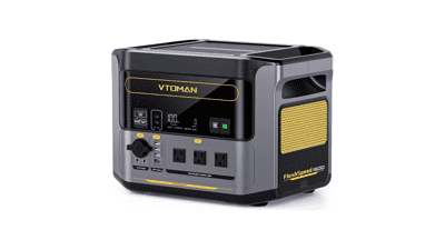 VTOMAN FlashSpeed 1500: 1-Hour Recharge Portable Power Station