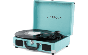Victrola Journey II Bluetooth Record Player - Turquoise