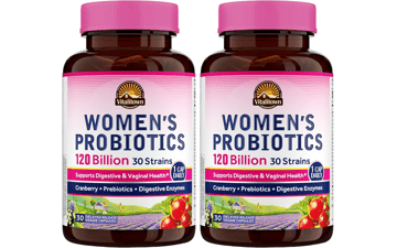 Vitalitown Women's Probiotics: 120 Billion CFUs for Gut & Vaginal Health