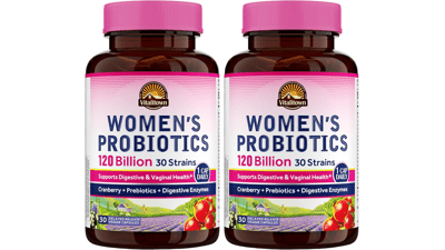 Vitalitown Women's Probiotics: 120 Billion CFUs for Gut & Vaginal Health