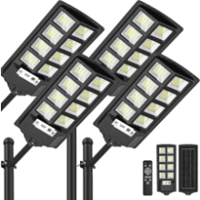 Waterproof 6000K LED Solar Flood Lights with Motion Sensor