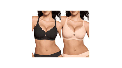 Wireless Push Up Bra: Seamless Full Coverage & Lift