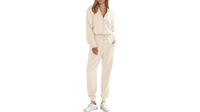 Women's 2 Piece Outfit: Sweater & Jogger Set