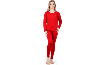 Women's Fleece Lined Thermal Underwear Set