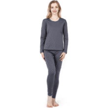 Women's Fleece Lined Thermal Underwear Set