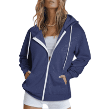 Women's Full Zip Hoodie: Cozy & Stylish Jacket