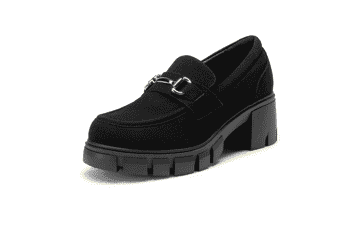 Women's Platform Loafers - Chunky Slip-Ons